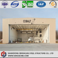 Steel Structure Light Gabled Frame Aircraft Hangar for Helicopter